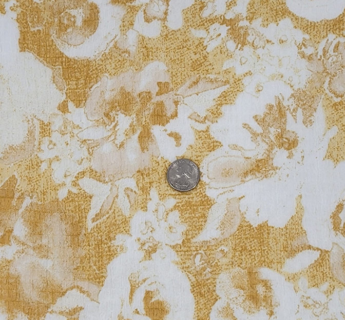 Sheersucker Chiffon 1D1254 Polyester Fabric - Pale Yellow, 57/58" Width