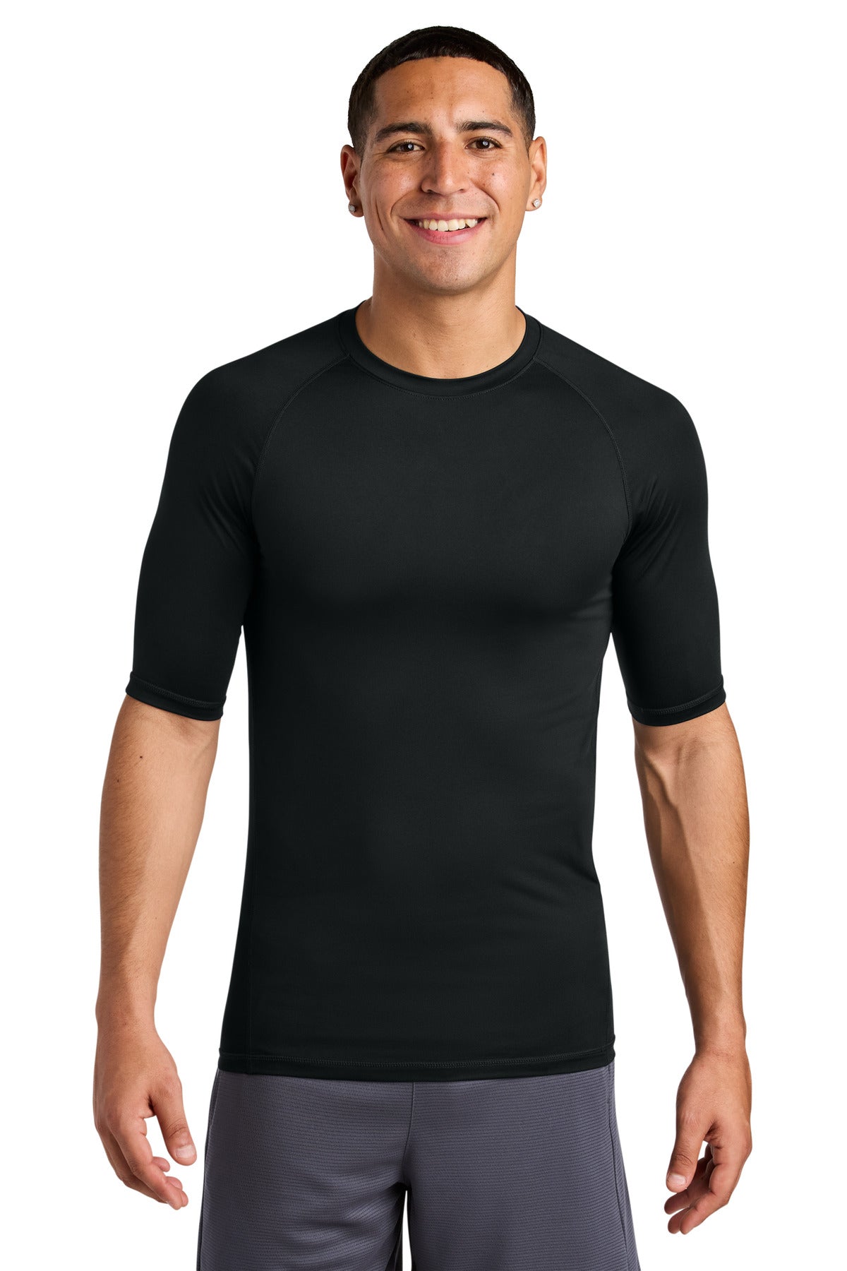 Sport-Tek® PosiCharge® Compression 1/2-Sleeve Tee