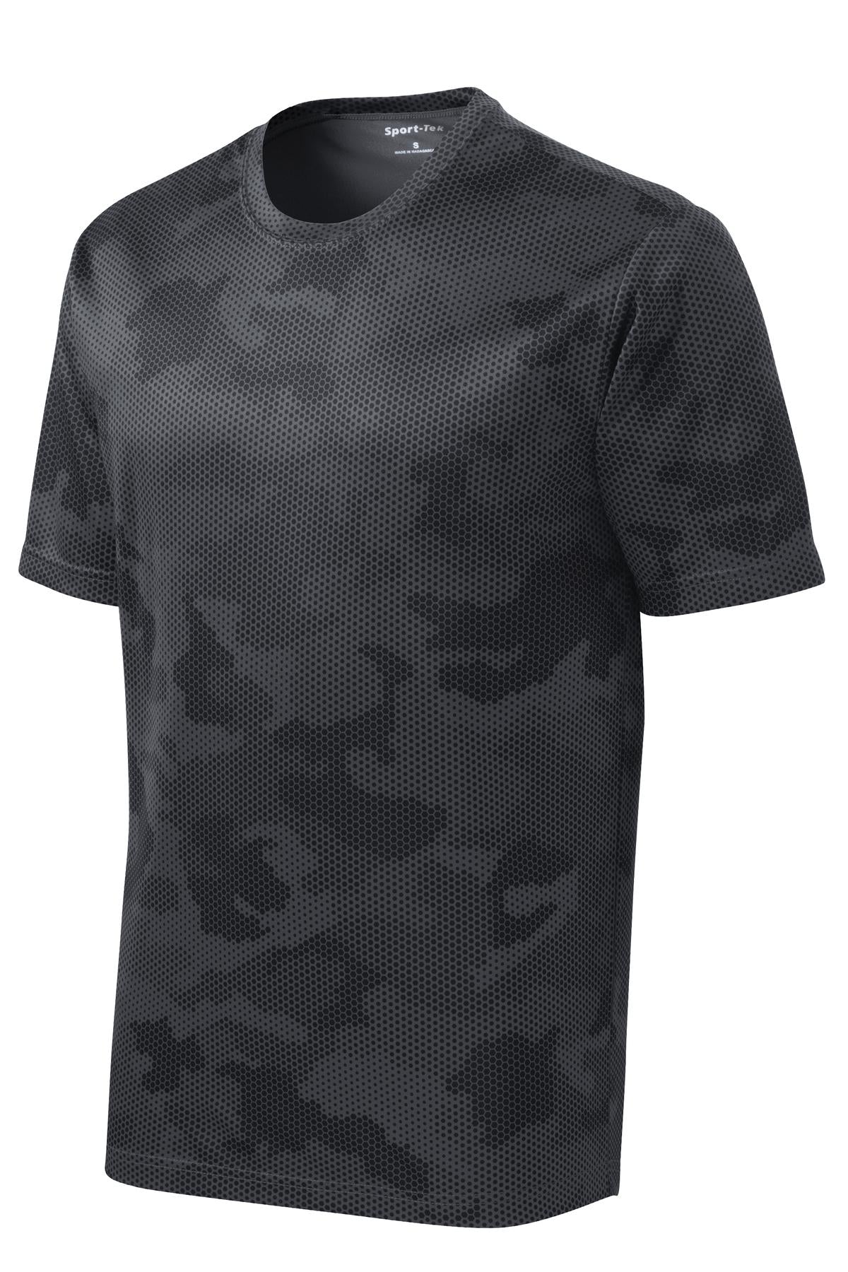 Sport-Tek® Youth CamoHex Crewneck Short Sleeve Tee