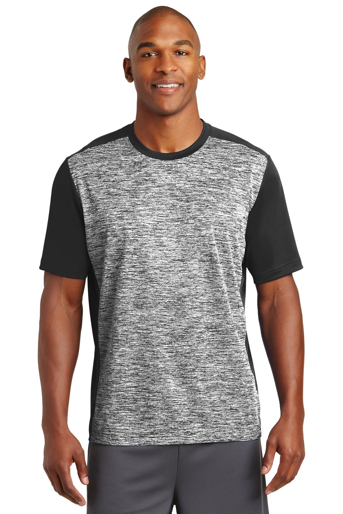 Sport-Tek® PosiCharge Electric Heather Colorblock Tee