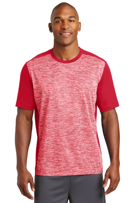 Sport-Tek® PosiCharge Electric Heather Colorblock Tee