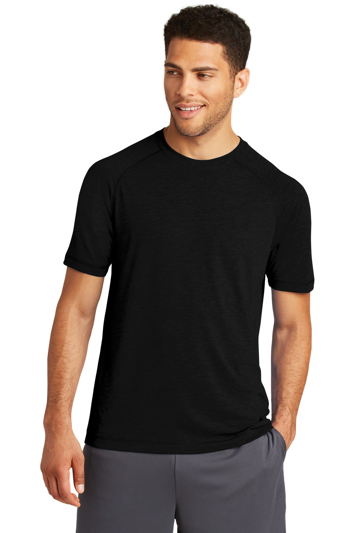 Sport-Tek® PosiCharge Tri-Blend Wicking Raglan Tee
