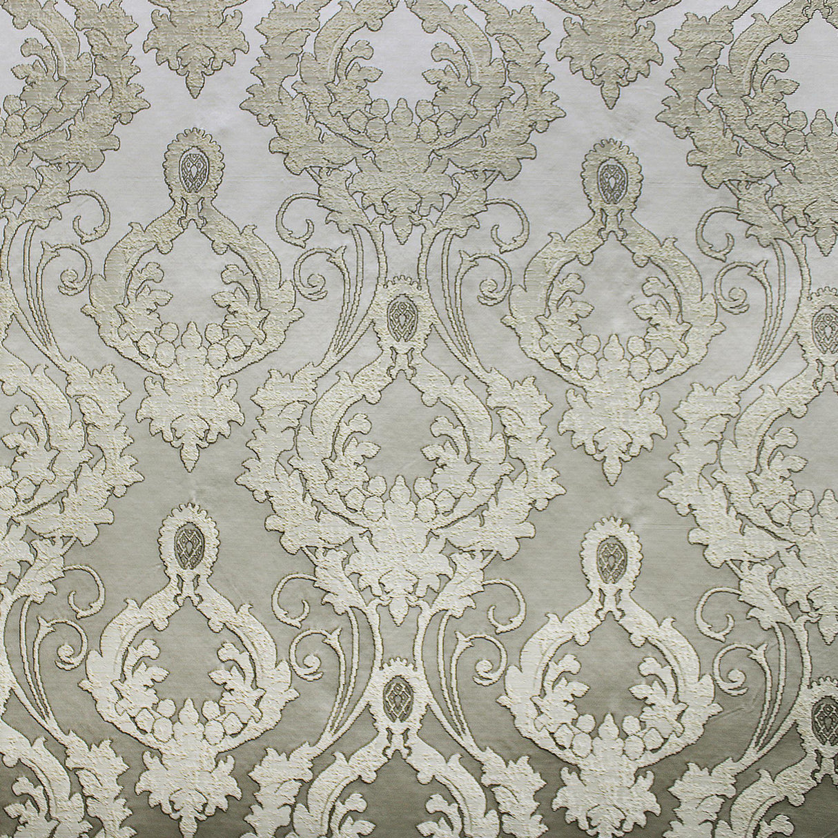 Stasia Fabric 100 Percent Polyester Fabric - Traditional Two-Toned Damask, 58" Width (1 Yard)