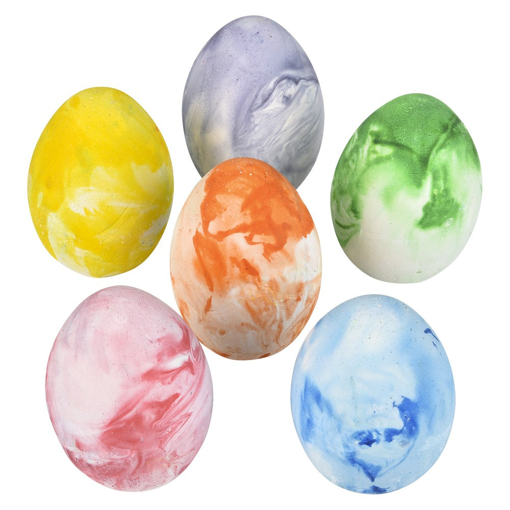 Sidewalk Chalk Marbleized Egg (6 Pc Set)