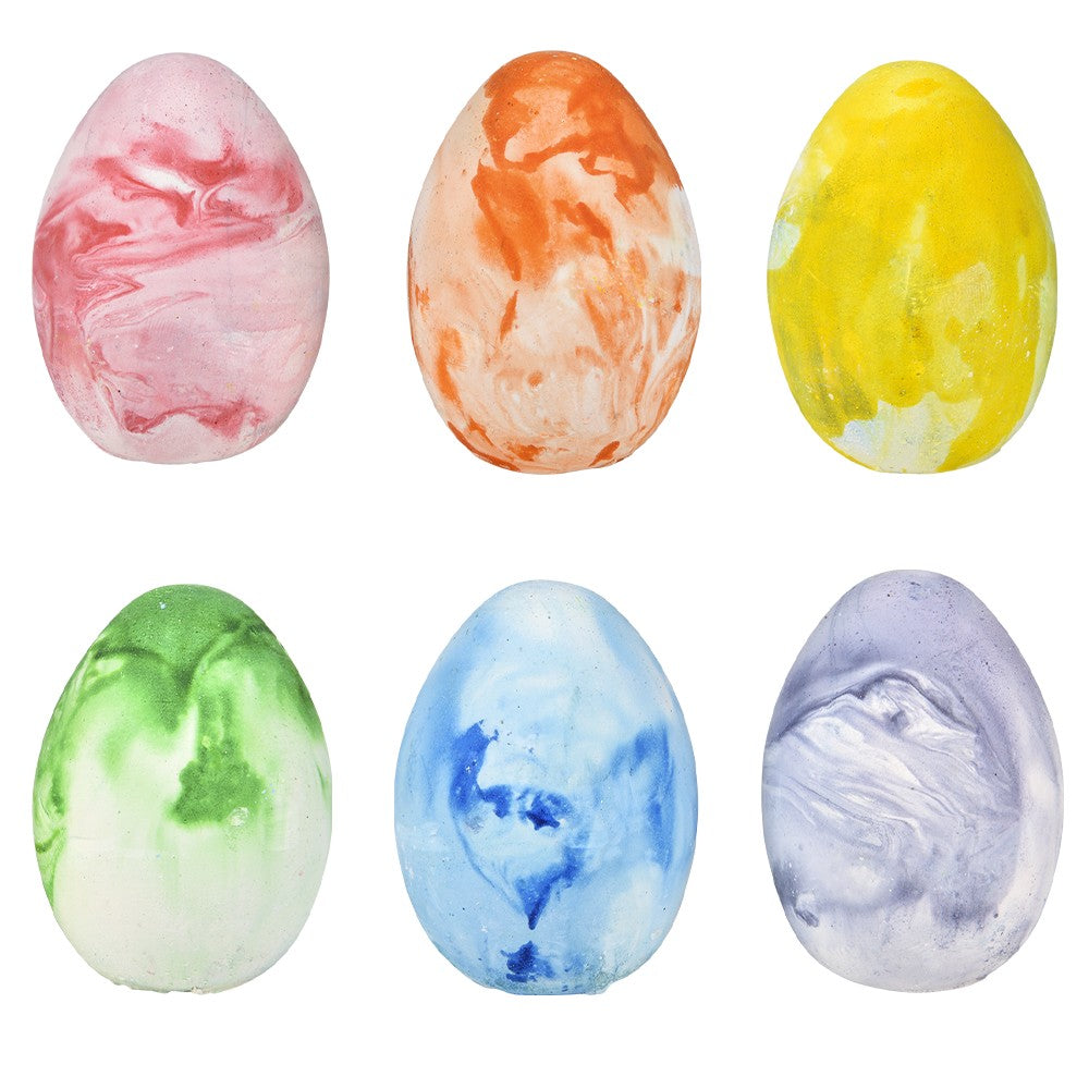 Sidewalk Chalk Marbleized Egg (6 Pc Set)
