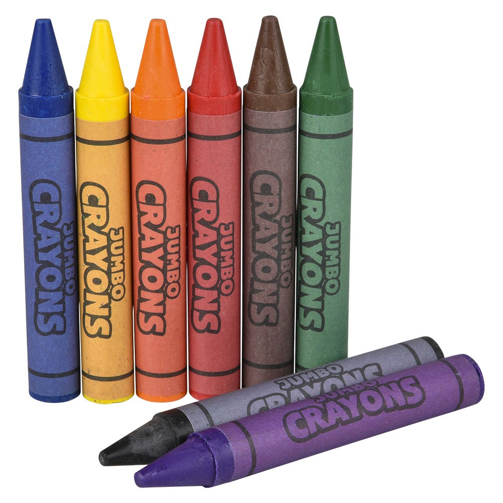 Jumbo Crayon 8pc (1 DZ)