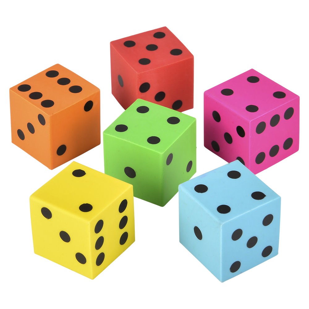 Dice Erasers (1 DZ)