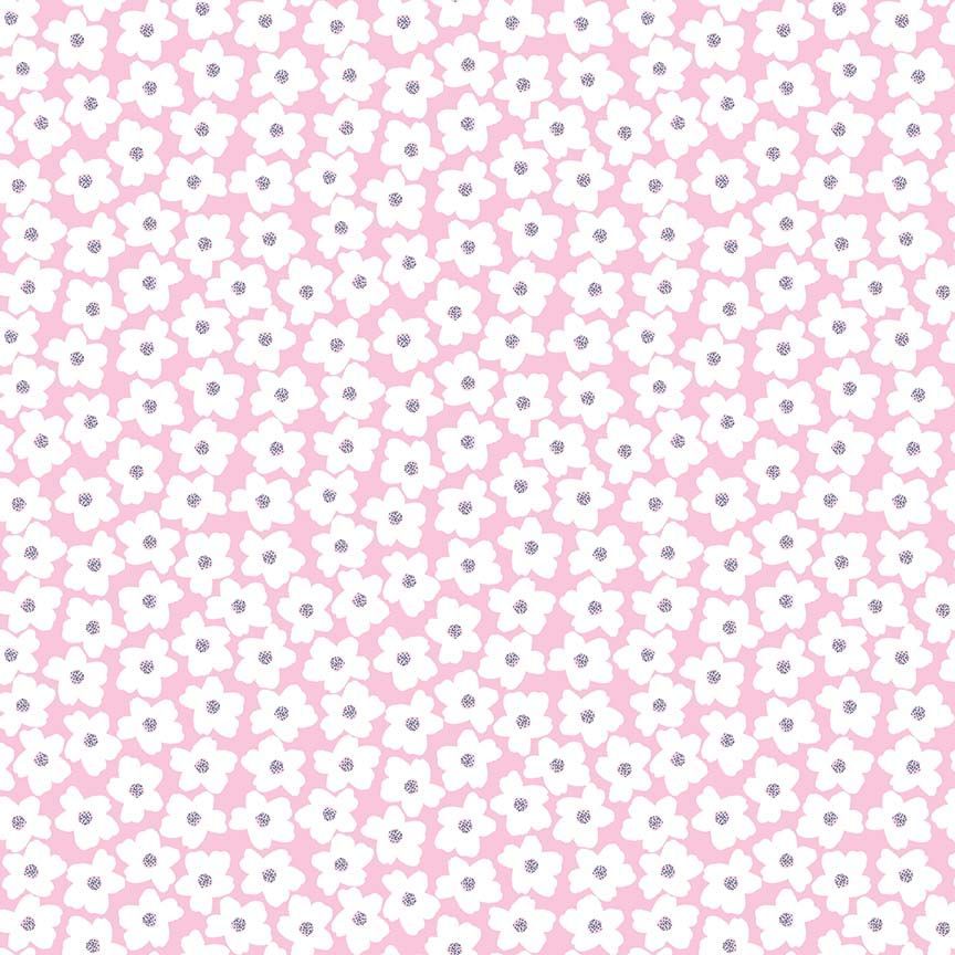 Cotton Fabric Petal Power 44/45" Width