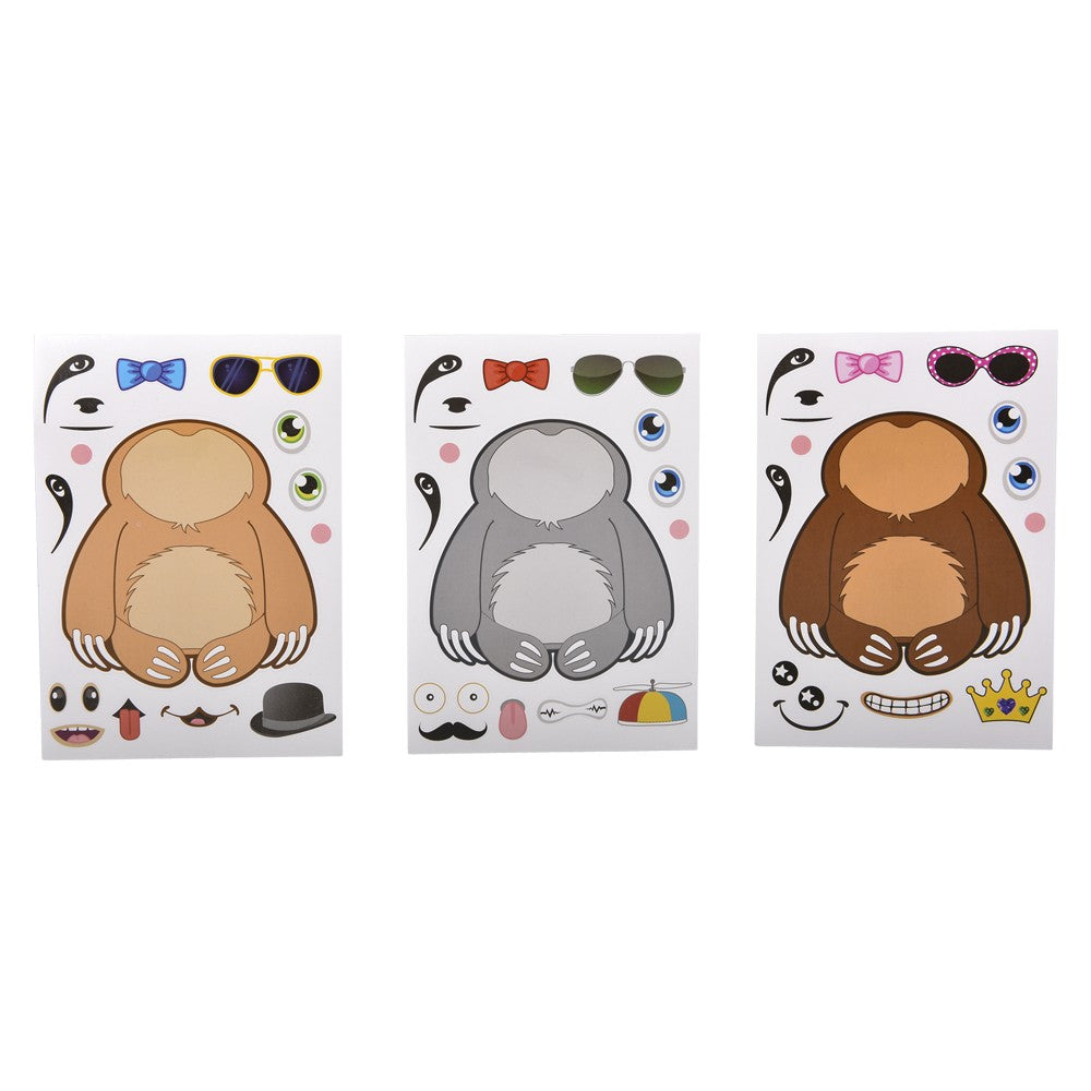 Sticker Set Design A Character (96 Pc Polybag)
