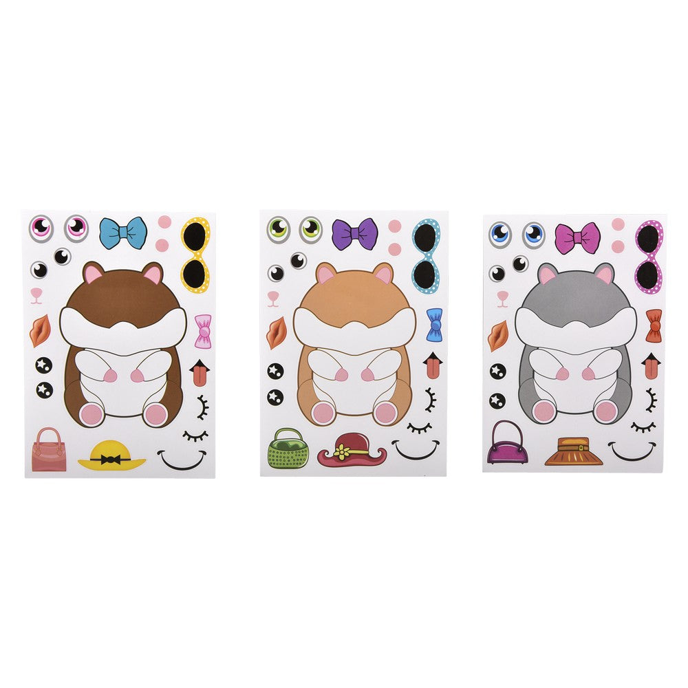 Sticker Set Design A Character (96 Pc Polybag)