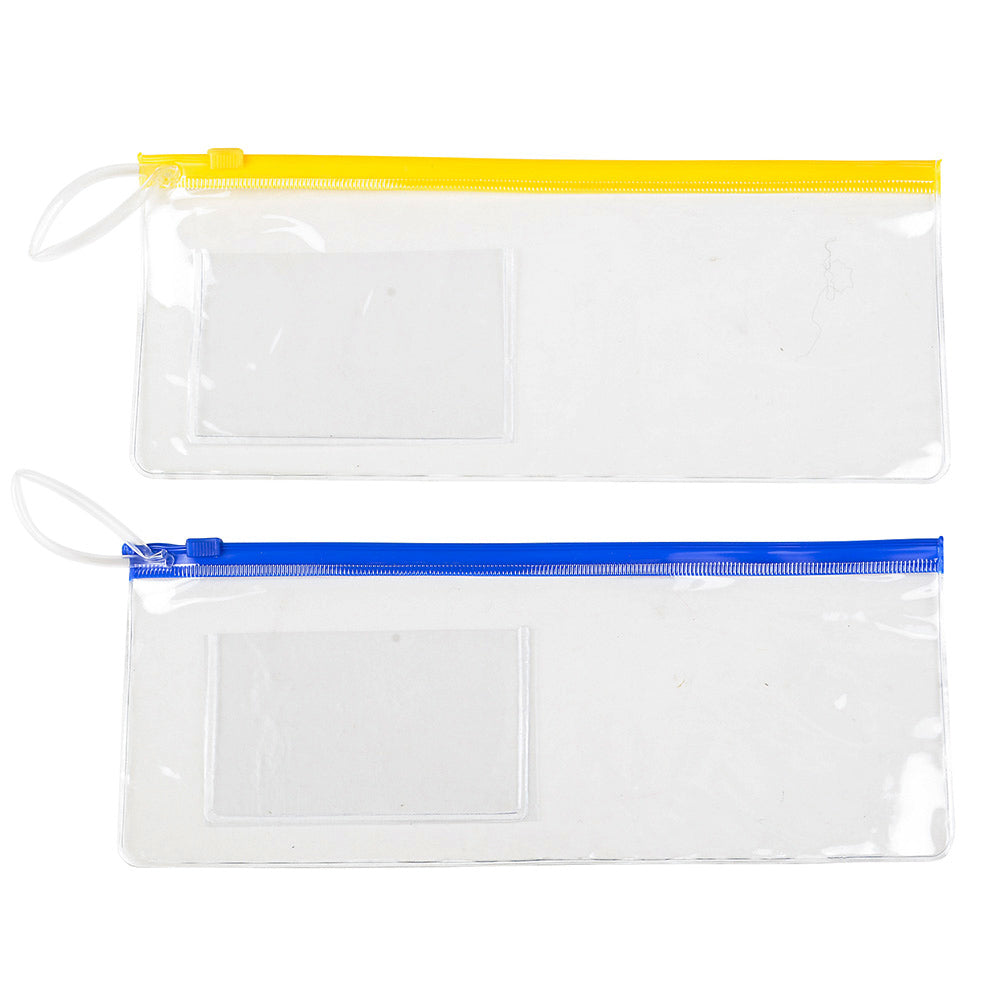 Vinyl Pouches With Zipper (1 DZ)