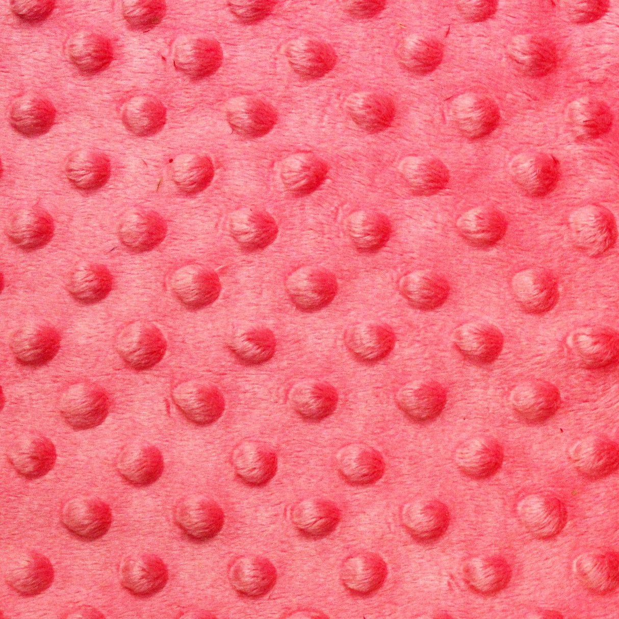 Minky Dimple Dot Faux Fur Fabric - 100 Percent Polyester, Embossed Dimple Dot, 60" Width (1 Yard)