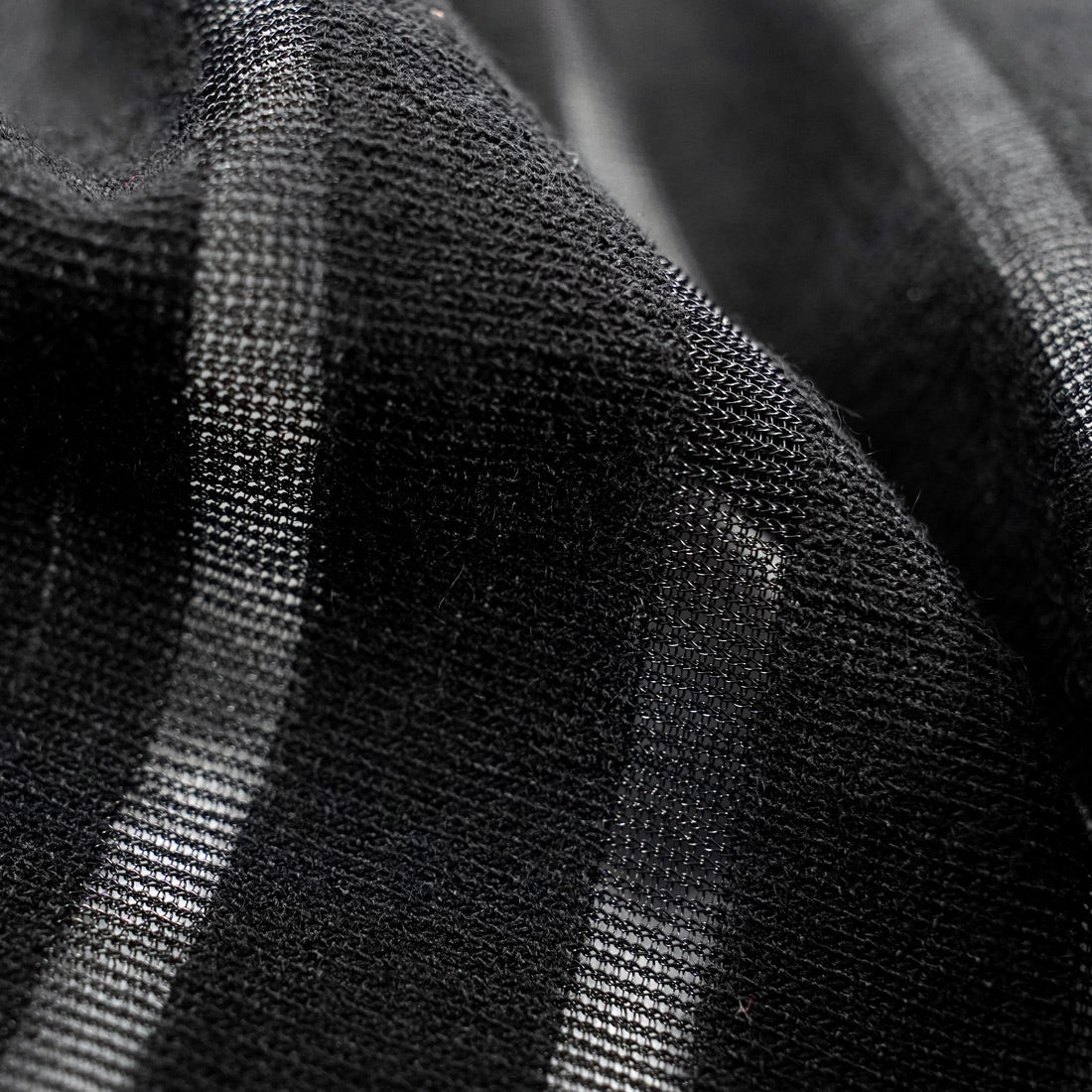 Striped Stretch Mesh Fabric