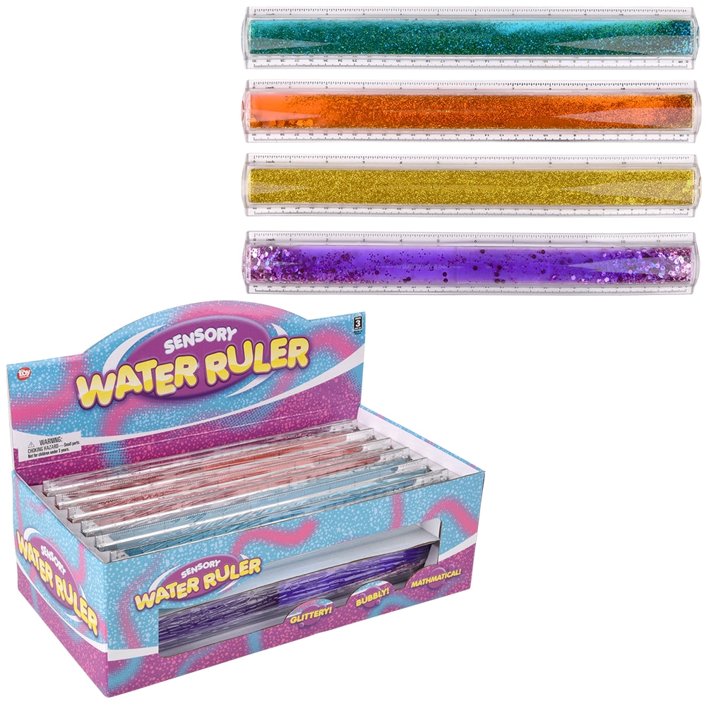 Sensory Water Glitter Ruler 12ct (1 DSP)