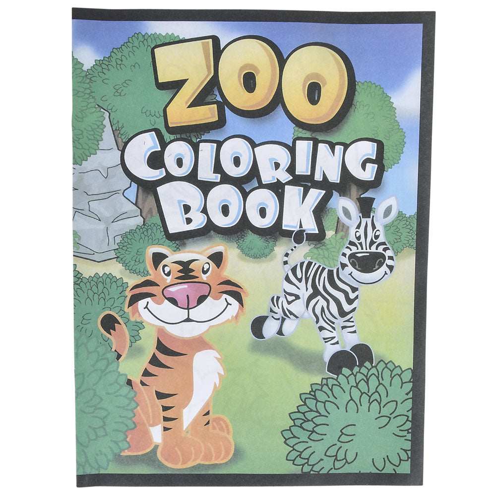 Zoo Animal Coloring Book 9x11" (12 Pages) (1 DZ)