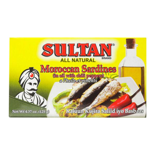 Sultan Moroccan Sardines In Oil With Chili Peppers