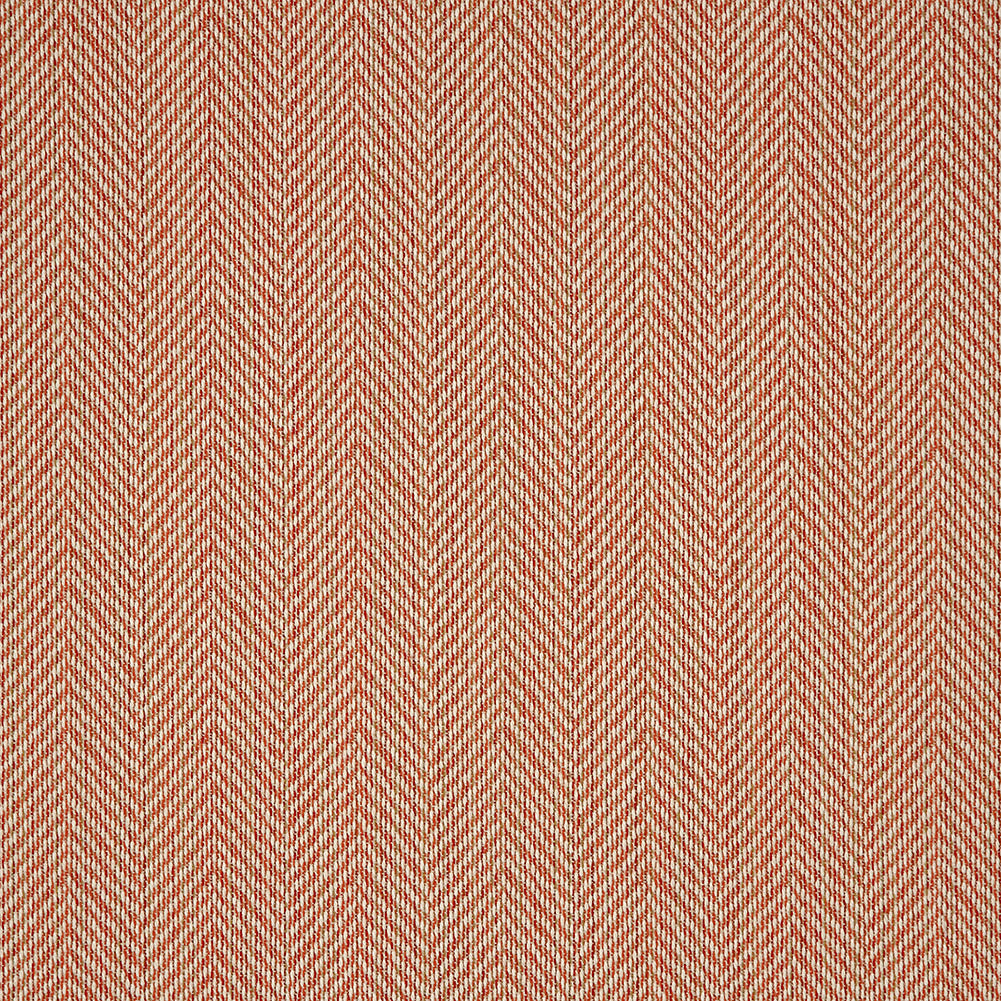 Fusion Posh Herringbone Woven by Sunbrella - Coral