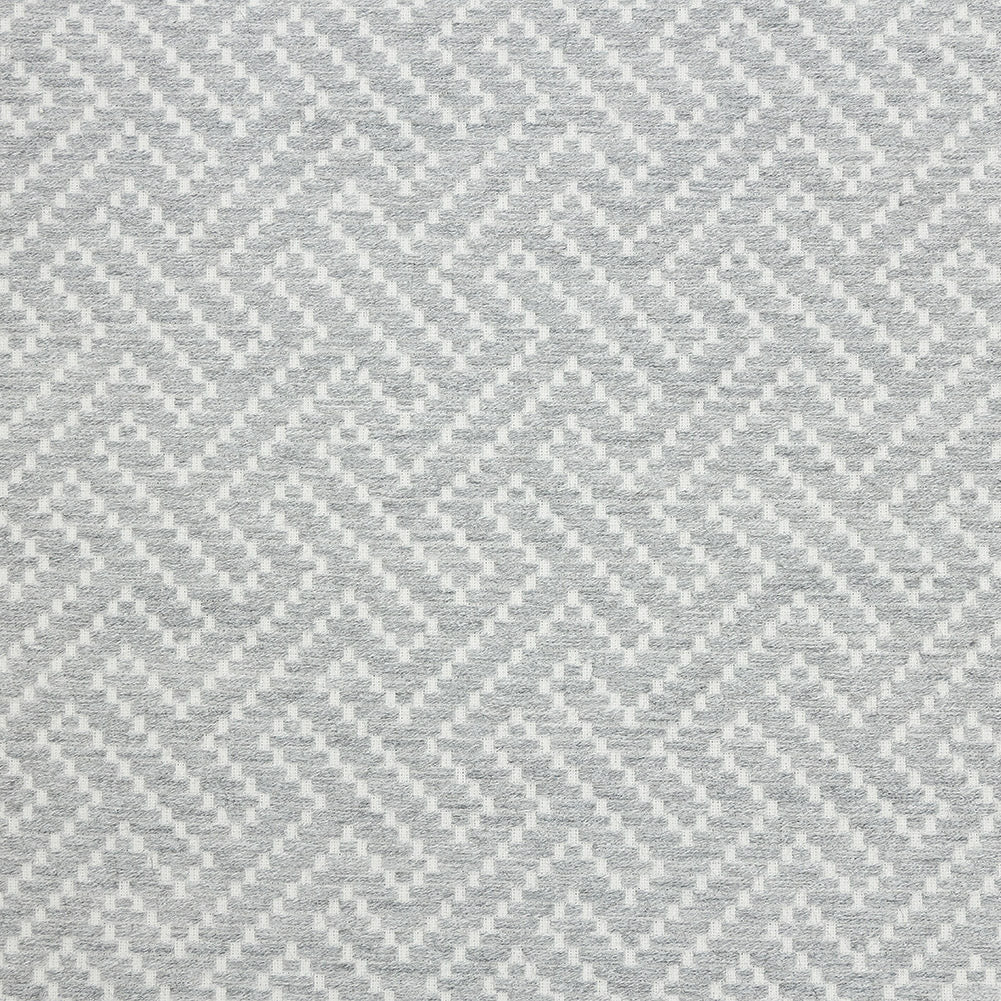 Crete Geometric Fret Jacquard by Sunbrella - Cloud