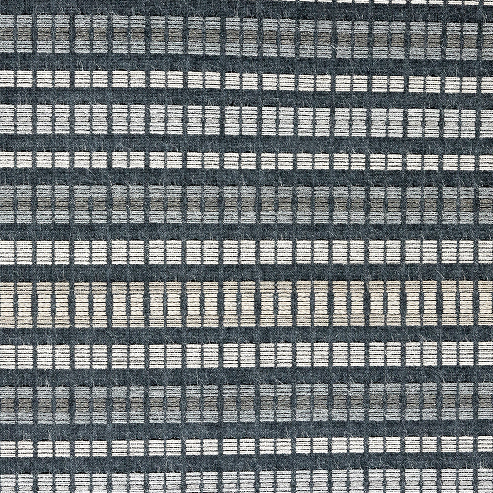 Esti Upholstery Woven by Sunbrella - Onyx Broken Stripes