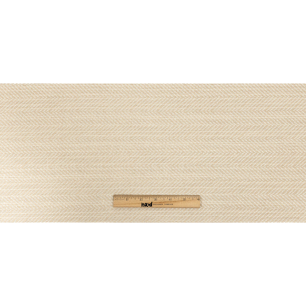 Fusion Posh Herringbone Woven by Sunbrella - Linen