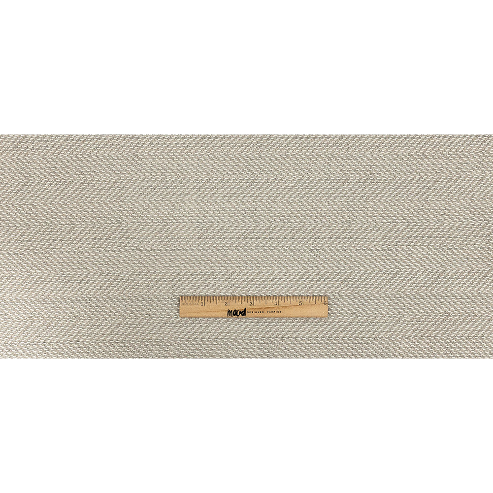 Fusion Posh Herringbone Woven by Sunbrella - Pebble