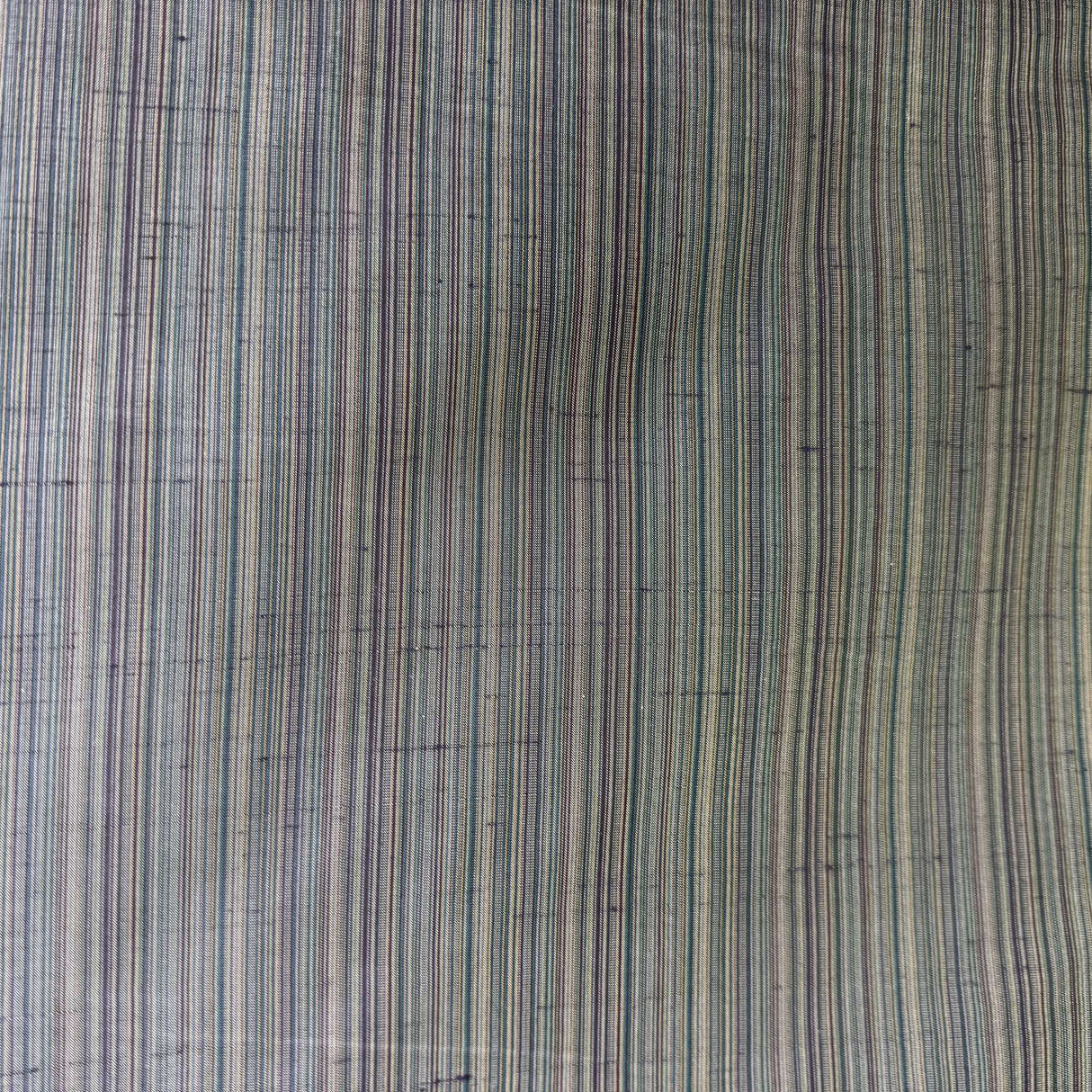 Suruchi Silk Fabric - Multicolored Stripe, 54" Width (1 Yard)