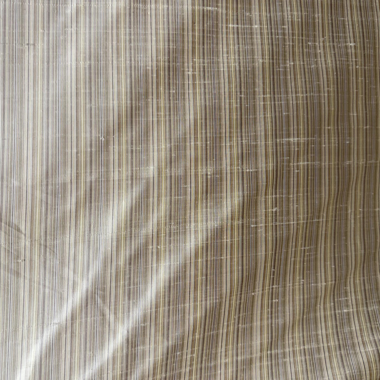 Suruchi Silk Fabric - Multicolored Stripe, 54" Width (1 Yard)