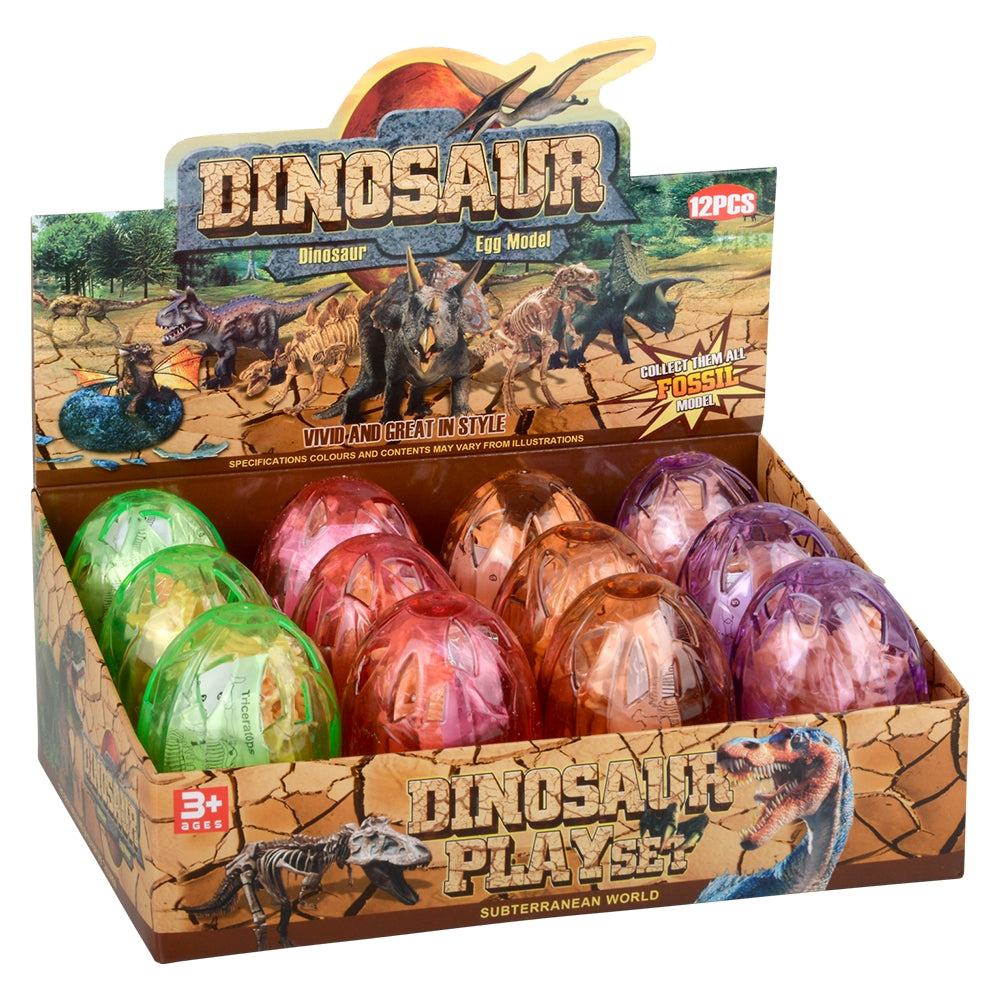 Dinosaur Egg Model (4 Asst.) 5" (1 Doz)