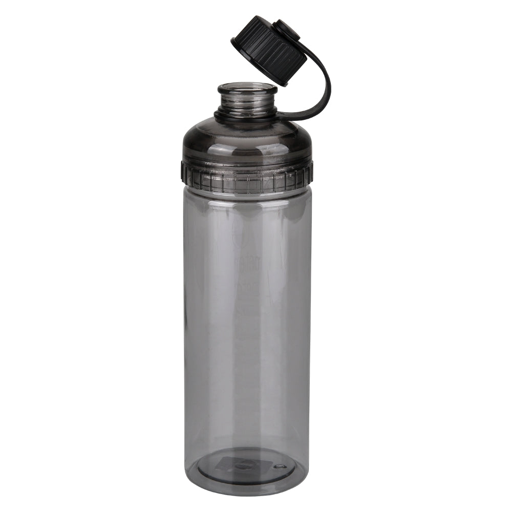 Transparent Sports Bottle 23 Oz. Black