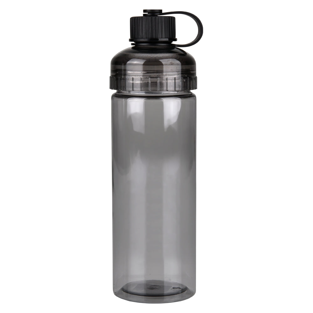 Transparent Sports Bottle 23 Oz. Black