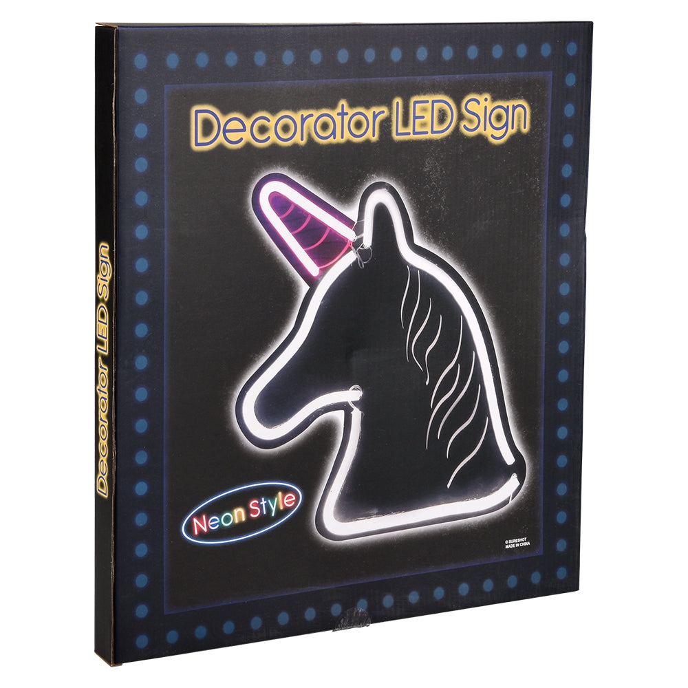 LED Neon Unicorn Hanging Rope Lamp (1 EA)