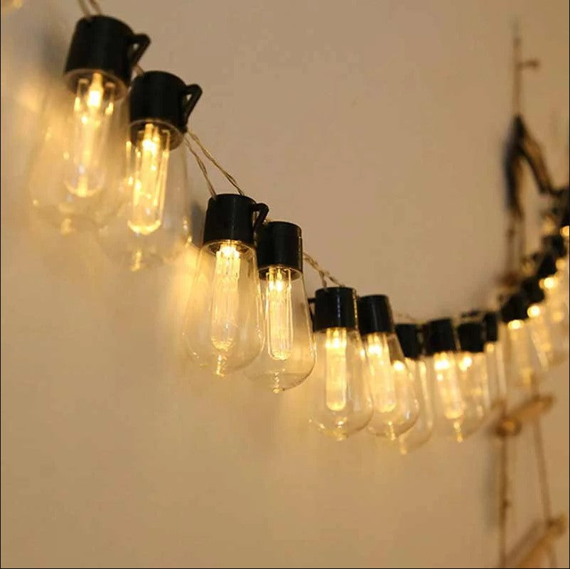 10 LED Outdoor String Lights Warm White