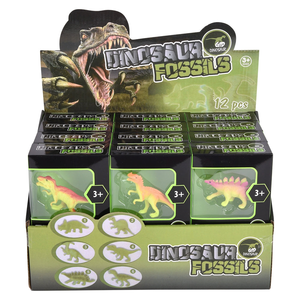 Glow In The Dark Dinosaur Dig Set 7" (6 Asst.)