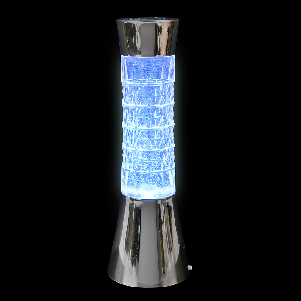 Sparkle LED Chrome Lamp 12"