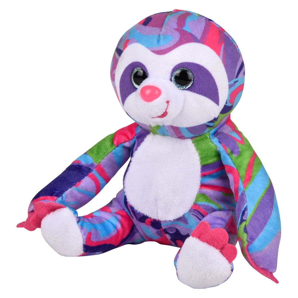Plush Sloth Toy 6" Psychedelic