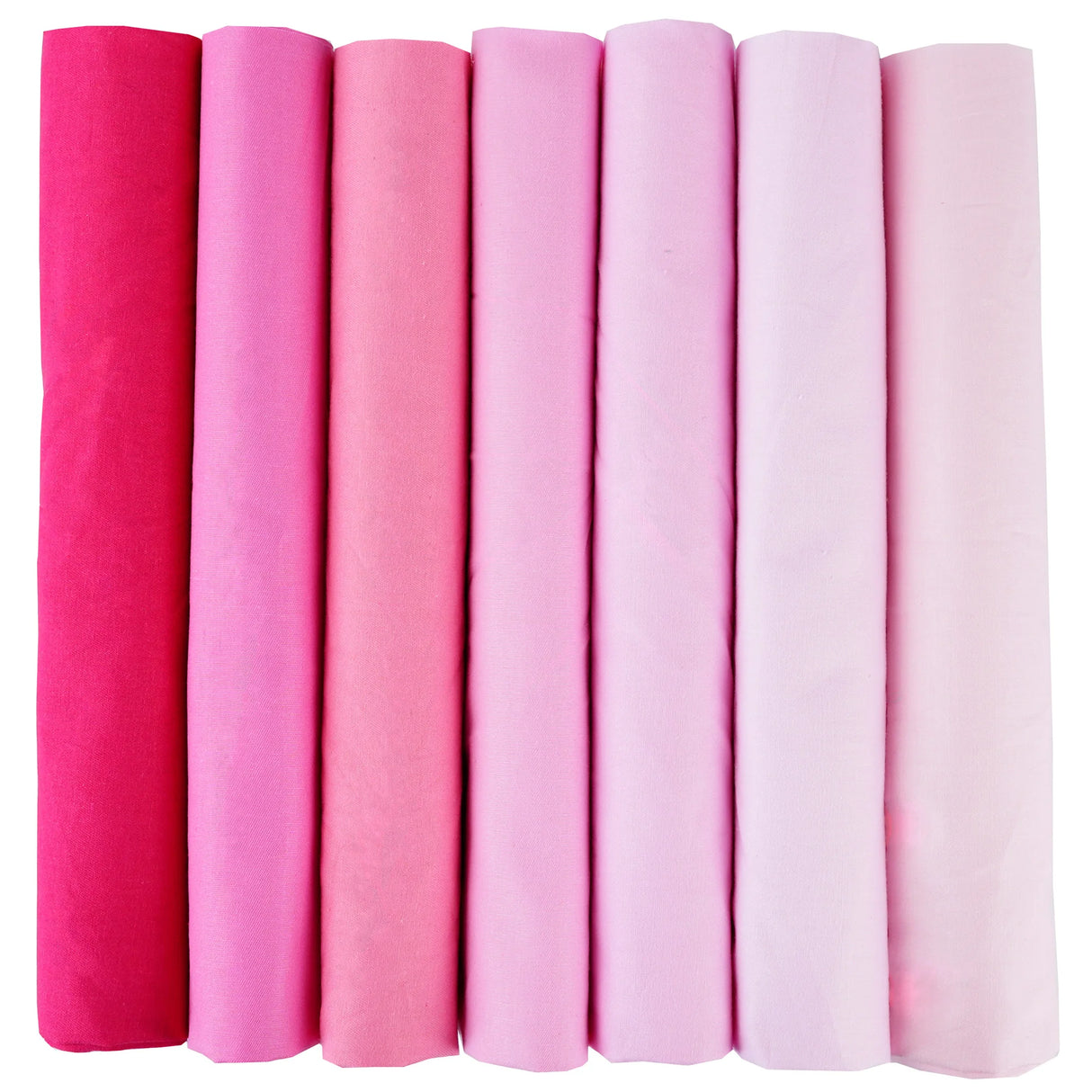 7PCS 25 x 25cm/50 x 50cm Squares Cotton Craft Plain Fabric Cloths for DIY Bundle Patchwork Quilting Sewing Scrapbooking Artcraft