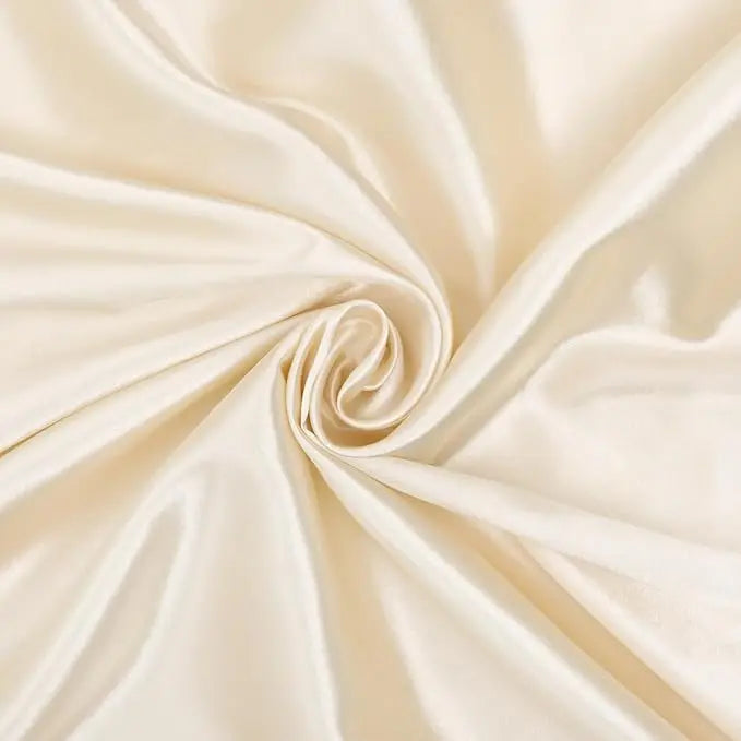 1m-7m Charmeuse Satin Fabric Silky & Shiny Cloth Fabric Shiny Upholstery Lining Drapery DIY Crafts Soft for Wedding Decorations