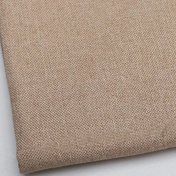 Cotton and Linen Sofa Fabric Solid Color Thickened Coating Dustproof Coarse Cloth Burlap Canvas Pillow Curtain DIY sewing Fabric