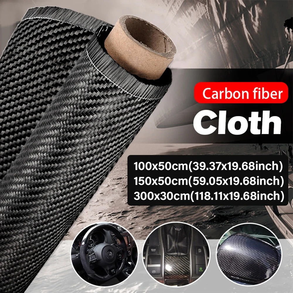 200g 50x150cm Carbon Fiber Cloth 50cm wide Plain Carbon Fabric For Commercial Car Part Sport Equipment Cars Accessories