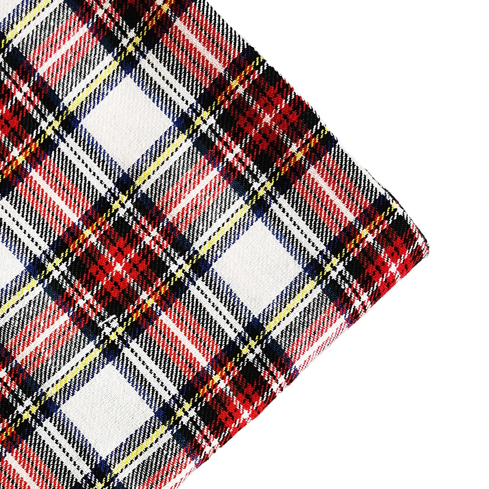 1-3 Yard Medium Thick Classic and Stylish Scottish Checks Polyester Cotton Fabric for Sewing Ladies Skirt,Tartan Designer Fabric
