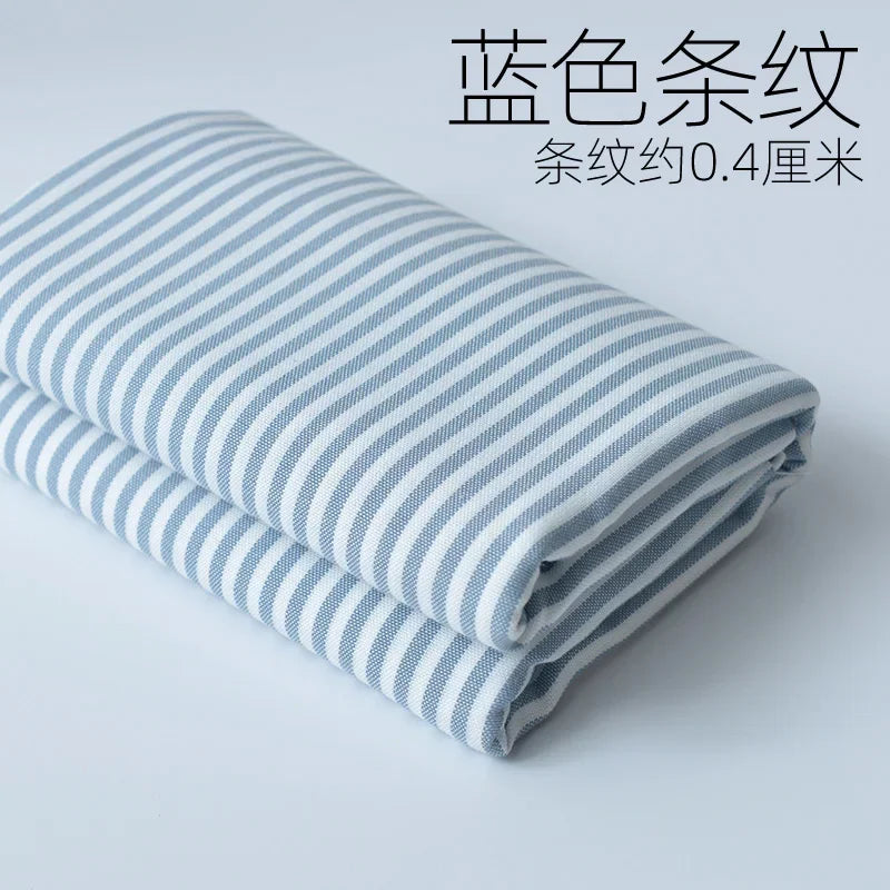 Home Furnishings Tablecloths Curtains Cushions Sofas Thickened Yarn Dyed Polyester Cotton Checkered Stripes Solid Colors Fabric