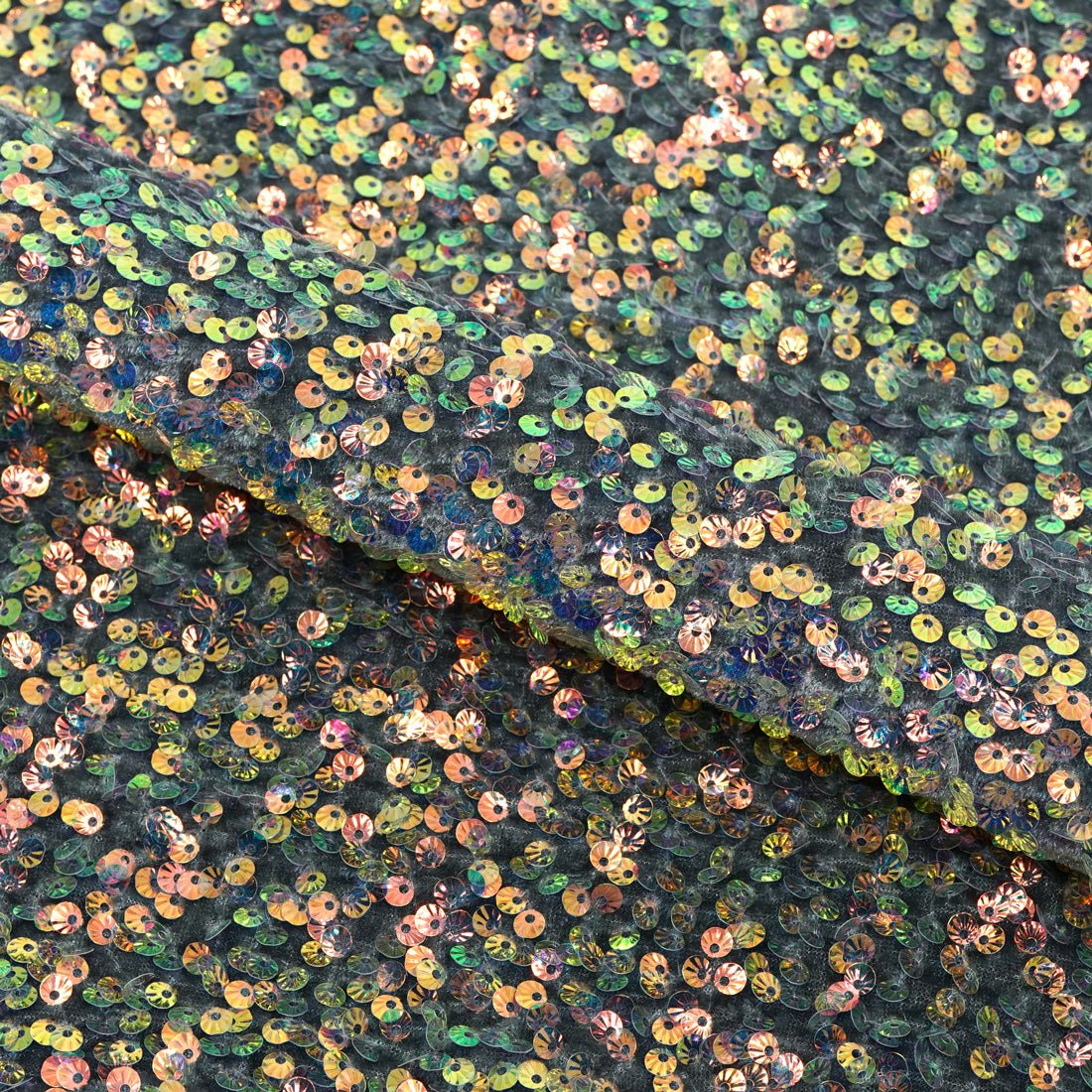 Sequin Velvet Seashell Fabric