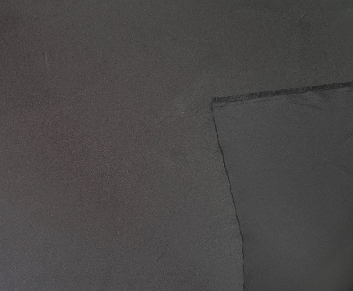 Black Polyester Satin Fabric
