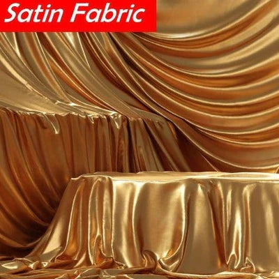 1 Yard Versatile Satin Fabric by the Yard for Apparel & Event Design - Smooth & Radiant 60" Width