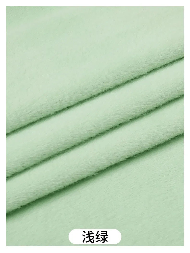 50x50cm 5mm Soft Breathable Elastic Faux Fur Fabric for Sewing Plush Toy Doll Scarf Hat Decorative Cloth Handmade DIY Fabrics