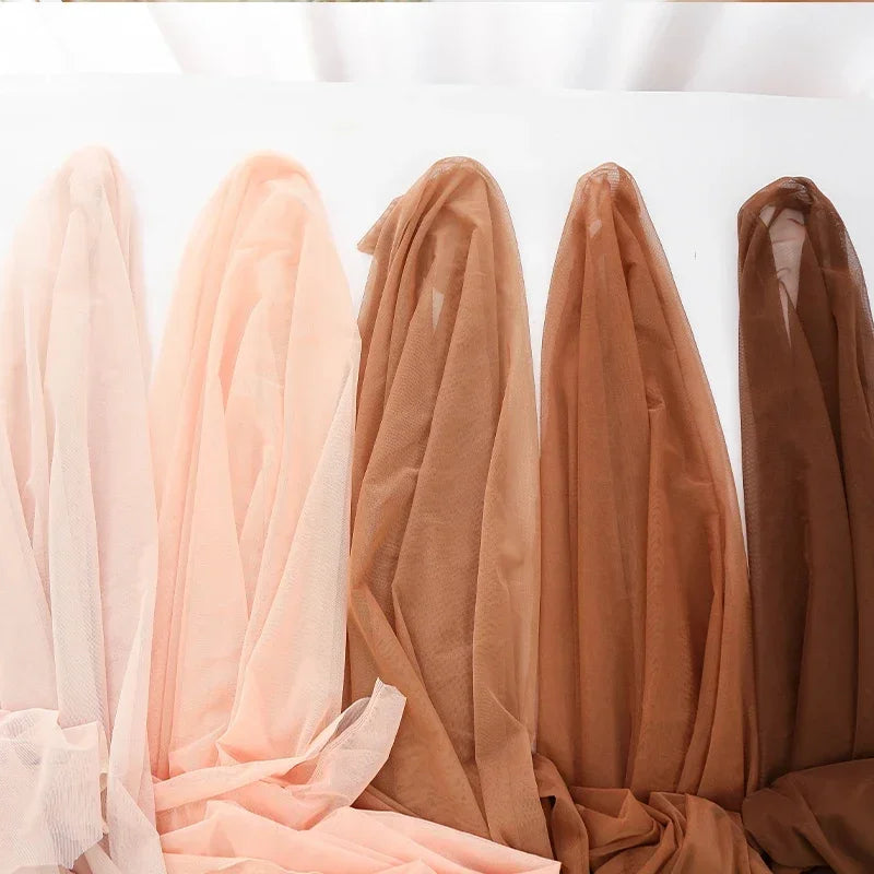 0.5m/1m/5m Soft Power Stretch Mesh Fabric for Sewing Dance Dresses Bridal Dress Backing Tight Performance Costumes Mosquito Net