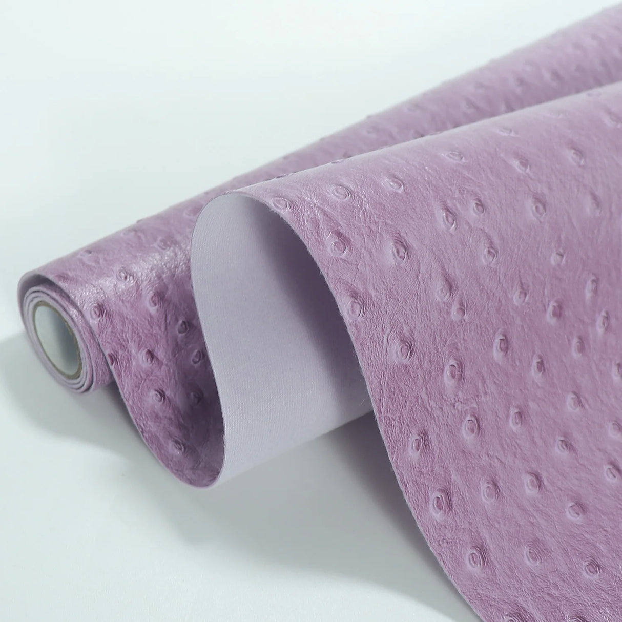 30x68cm Ostrich Patterned Faux Leather Vinyl Fabric Embossed PVC Raised Particles for Handicrafts Bags Keychain Earrings Wallet