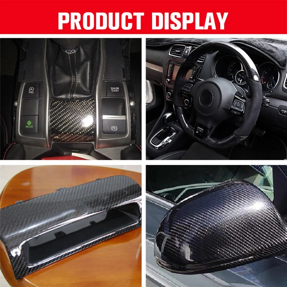 200g 50x150cm Carbon Fiber Cloth 50cm wide Plain Carbon Fabric For Commercial Car Part Sport Equipment Cars Accessories