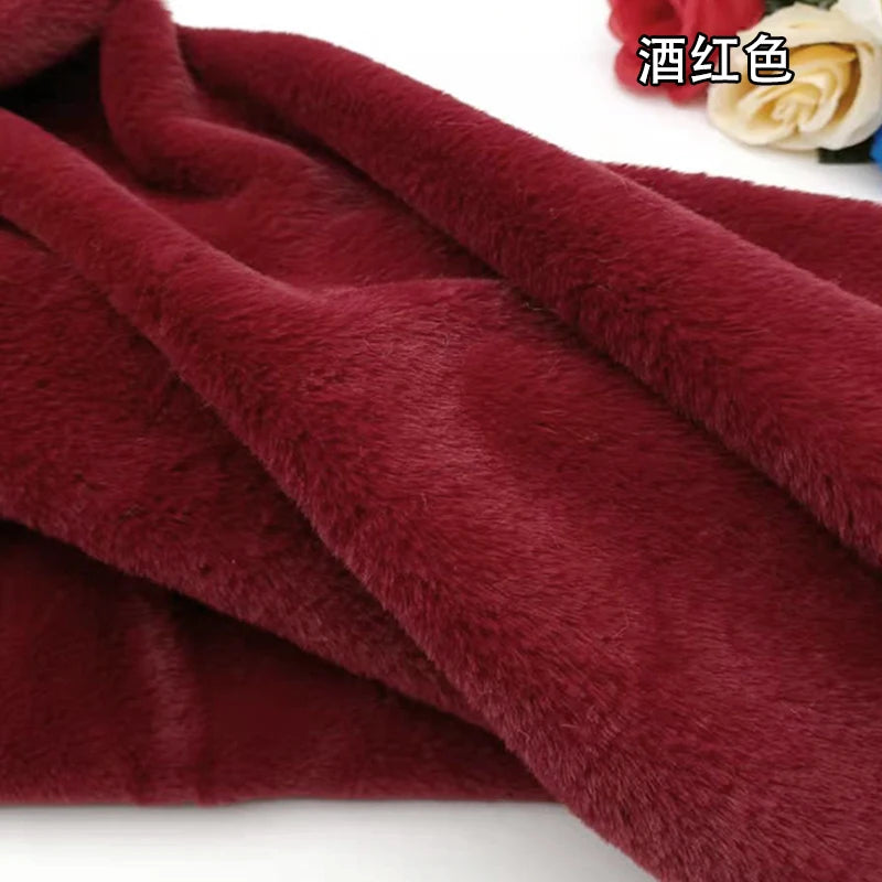 White Grey Colour Series 8mm imitation Rex rabbit Fur Fabric short plush fabric cabinet tablecloth display scarf cotton doll DIY