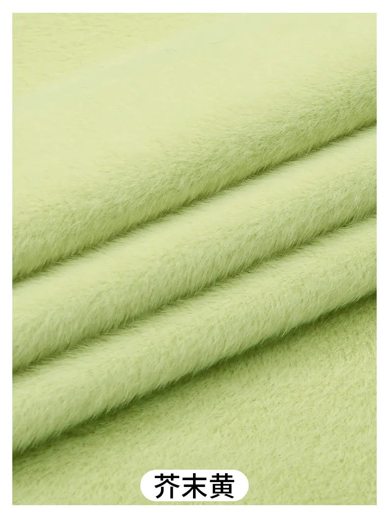 50x50cm 5mm Soft Breathable Elastic Faux Fur Fabric for Sewing Plush Toy Doll Scarf Hat Decorative Cloth Handmade DIY Fabrics